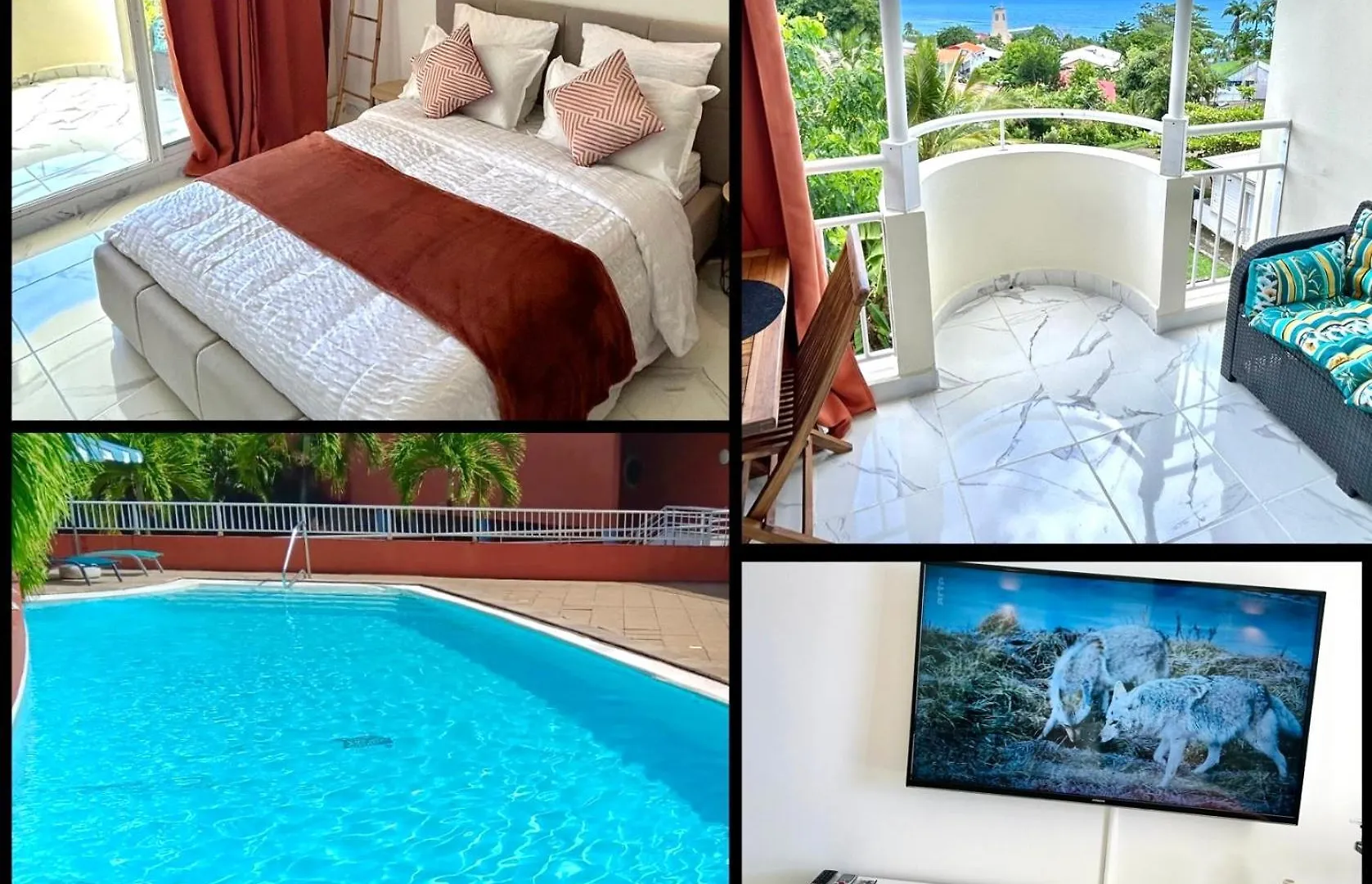 Apartman Studio Sunshine Vue Mer Et Piscine Tartane Martinique