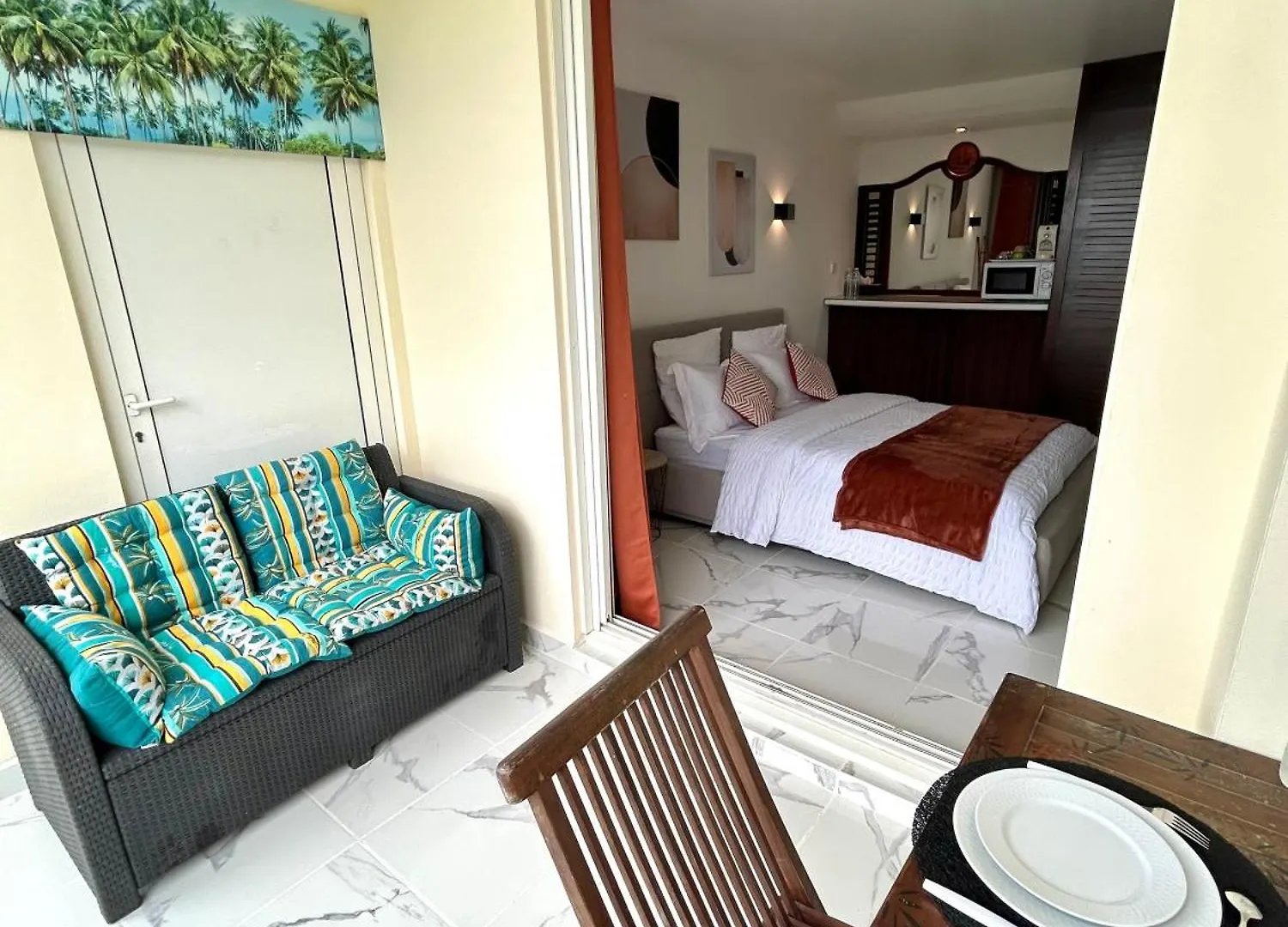 Studio Sunshine Vue Mer Et Piscine Tartane Apartment